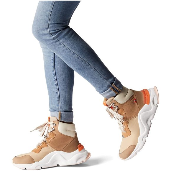 Brand New Sorel Women's Kinetic RNEGD Conquest Brown Boots-Waterproof, Insulated - Picture 8 of 8